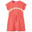 Kids' Dress with Drawstring Coral 116 1