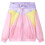 Kids' Hooded Jacket with Zip Multicolour 116 1