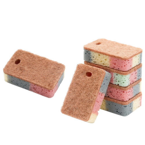 Double Sided Dishwashing Sponge Set with DualSided Cleaning Power, Scratch Deep Clean for Kitchen 1