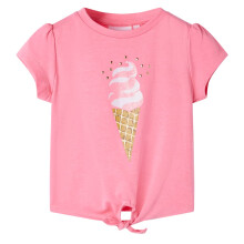 Kids' T-shirt Bright Fluo Pink 116