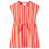 Kids' Dress with Drawstring Pink and Red 116 1