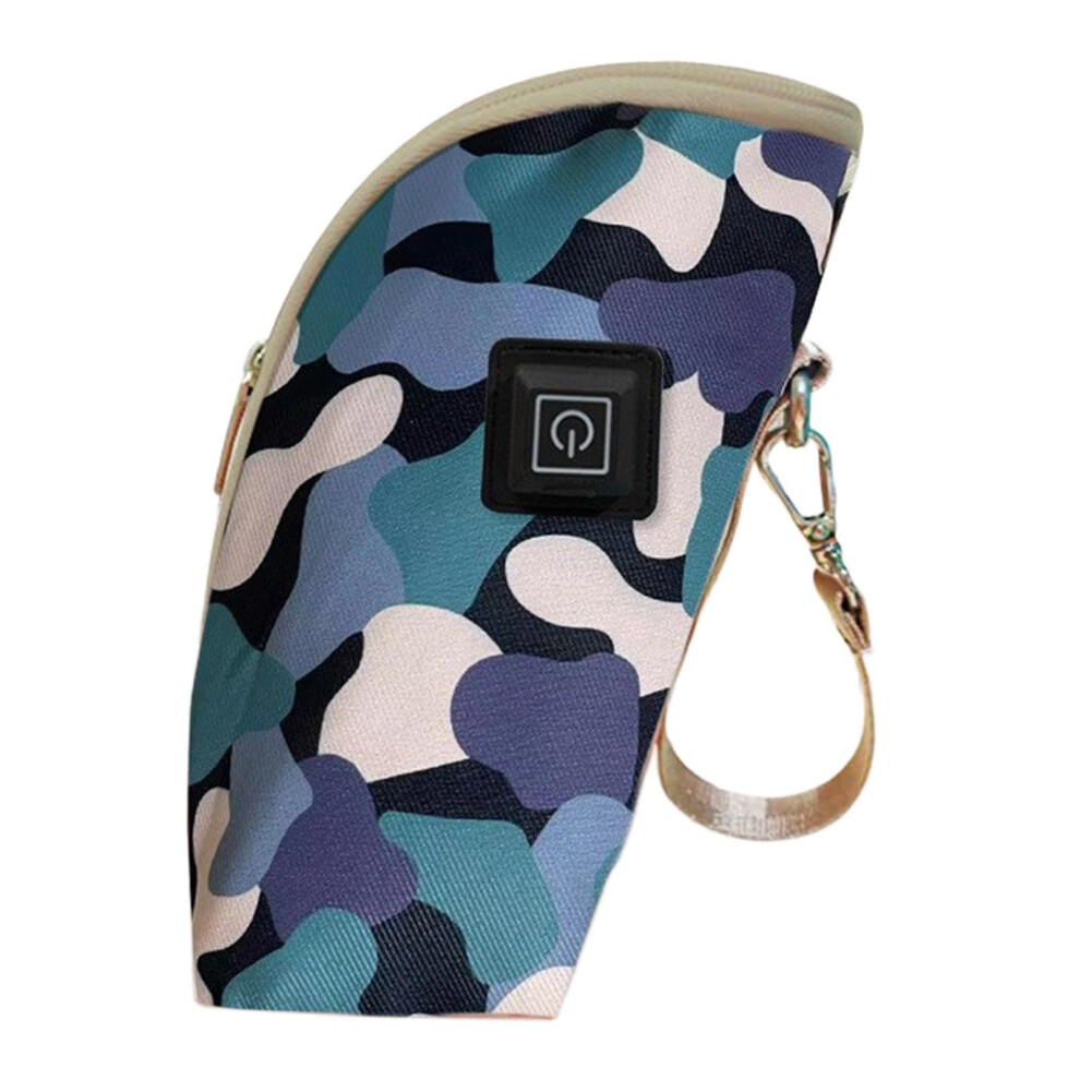 Portable Bottle Warmer for Travel, Adjustable Temperature Control Insulated Sleeve for Breastmilk, Style C