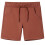 Kids' Shorts with Drawstring Brown 128 1
