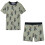 Kids' Pyjamas with Short Sleeves Light Khaki 128 1