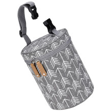 Breast Milk Cooler Bag with Insulated Temperature Control and Removable Insert, Gray Travel Bottle Bag for Nursing Moms