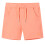 Kids' Shorts with Drawstring Neon Orange 128 1