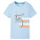 Kids' T-shirt Soft Blue Melange 140 1