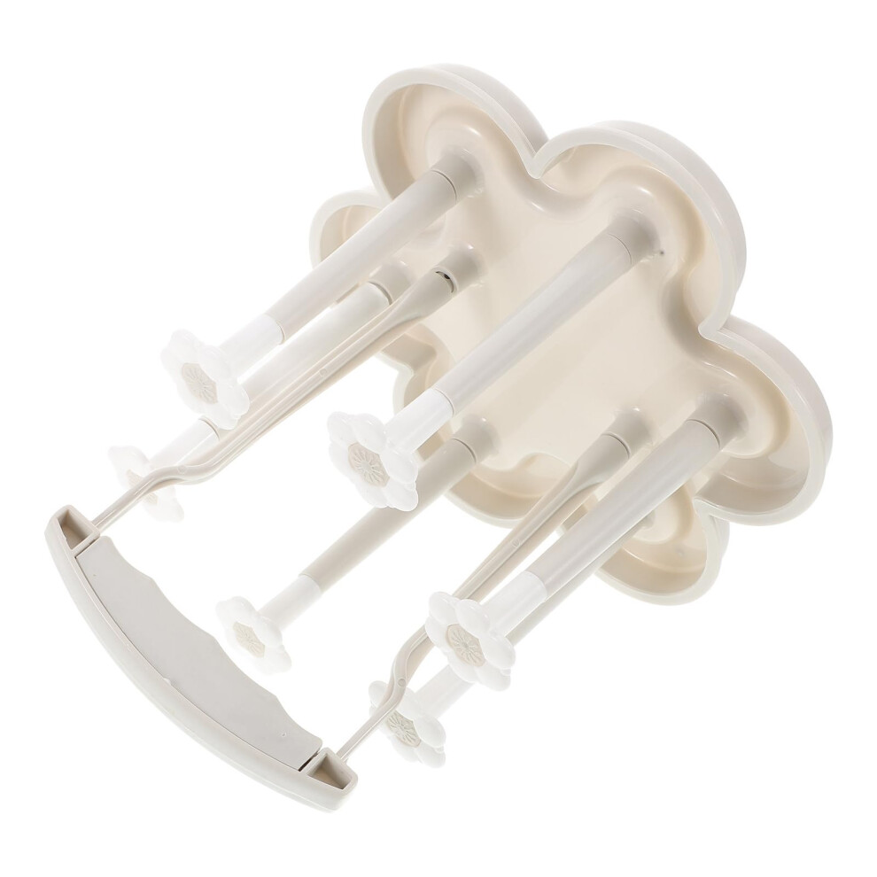 Baby Bottle Drying Rack Flower Design SpaceSaving Countertop Holder for Bottles and Cups