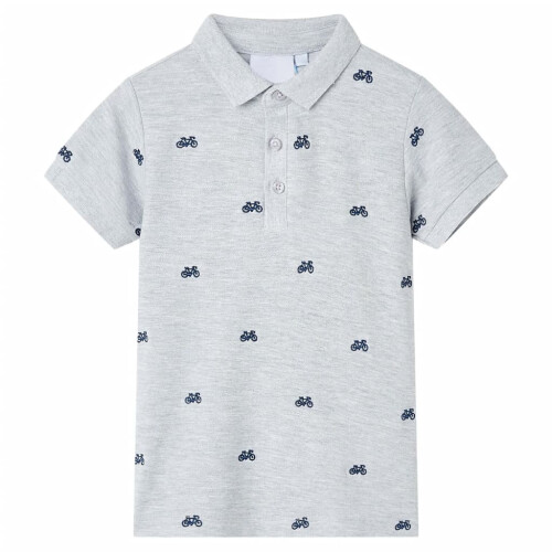 Kids' Polo Shirt† Grey Melange 128