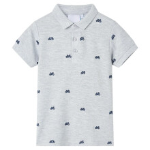 Kids' Polo Shirt† Grey Melange 140