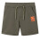 Kids' Shorts with Drawstring Dark Khaki 128 1