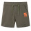 Kids' Shorts with Drawstring Dark Khaki 116 1