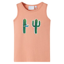 Kids' Tank Top Light Orange 140