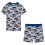 Kids' Pyjamas with Short Sleeves Grey 104 1