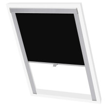 Berkfield Blackout Roller Blinds Black P08/408