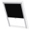 Berkfield Blackout Roller Blinds Black P08/408 1