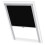 Berkfield Blackout Roller Blinds Black F06 1