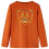 Kids' T-shirt with Long Sleeves Light Rust 104 1
