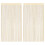 Berkfield String Curtains 2 pcs 140x250 cm Cream 1
