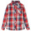 Kids' Plaid Shirt Red and Navy 116 1