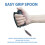 Adaptive Spoon with Ergonomic EasyGrip Handle and Adjustable Strap for Arthritis or Limited Mobility 4