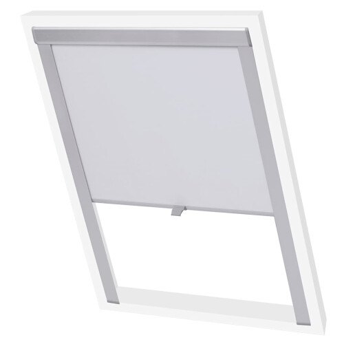 Berkfield Blackout Roller Blind White PK08