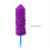 Microfiber Electrostatic Duster for Home Cleaning, Flexible Long Handle, Reusable Scratch Purple 4