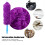 Microfiber Electrostatic Duster for Home Cleaning, Flexible Long Handle, Reusable Scratch Purple 5