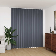 Berkfield Blackout Curtain with Hooks Grey 290x245 cm