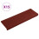 Berkfield Stair Mats Self-adhesive 15 pcs 65x21x4 cm Bordeaux Red Rectangular Edge 1