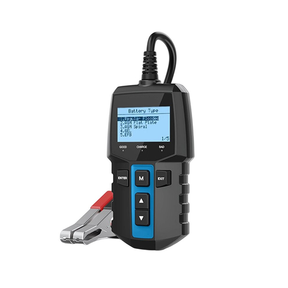 Car Battery Tester 12V Load Tester 100-2000 Cca Car Alternator Tester Battery Analyzer Charging Cranking System Tester 6033283114090