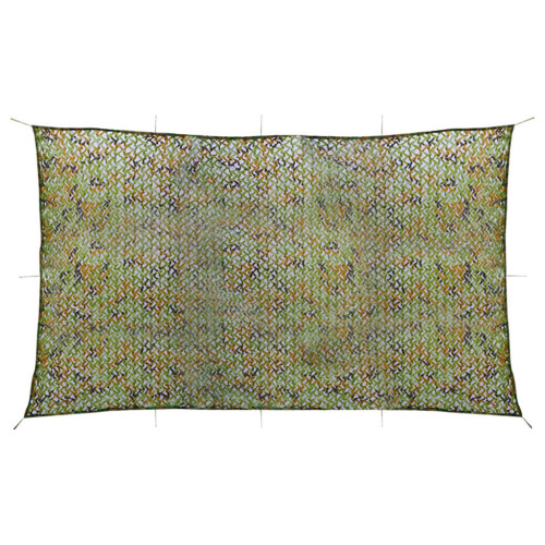 Berkfield Camouflage Net with Storage Bag 2x7 m Green