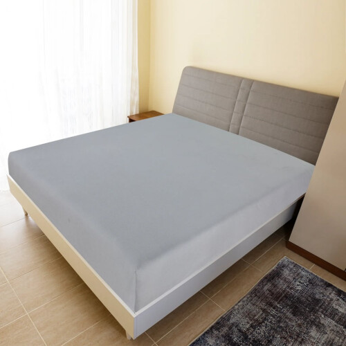 Berkfield Jersey Fitted Sheets 2 pcs Grey 140x200 cm Cotton