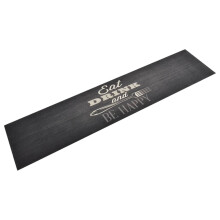 Berkfield Kitchen Rug Washable Kitchen Black 60x300 cm Velvet