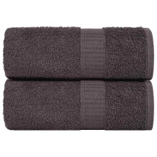 Berkfield Wash Towels "FROGN" 2 pcs Anthracite 30x30 cm 360 gsm