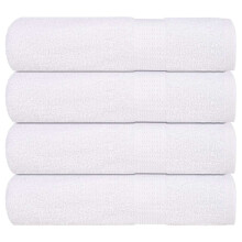 Berkfield Shower Towels "FROGN" 4 pcs White 70x140 cm 360 gsm
