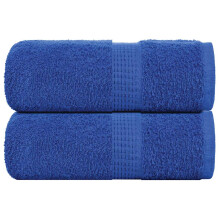 Berkfield Wash Towels "FROGN" 2 pcs Blue 30x30 cm 360 gsm