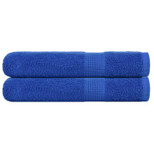 Berkfield Sauna Towels "FROGN" 2 pcs Blue 80x200 cm 360 gsm