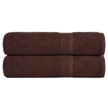 Berkfield Shower Towels "FROGN" 2 pcs Brown 70x140 cm 360 gsm