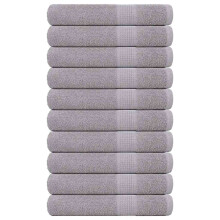Berkfield Sauna Towels "FROGN" 10 pcs Grey 80x200 cm 360 gsm