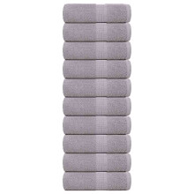 Berkfield Wash Towels "FROGN" 10 pcs Grey 30x30 cm 360 gsm