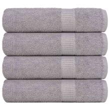 Berkfield Shower Towels "FROGN" 4 pcs Grey 70x140 cm 360 gsm