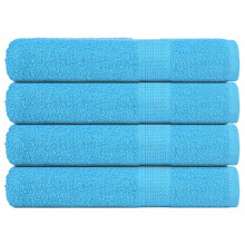 Berkfield Towels "FROGN" 4 pcs Turquoise 100x200 cm 360 gsm