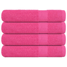 Berkfield Towels "FROGN" 4 pcs Pink 100x200 cm 360 gsm