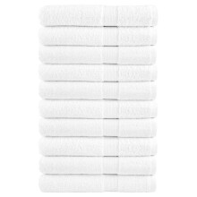 Berkfield Premium Sauna Towels "SOLUND" 10 pcs White 80x200 cm 600 gsm