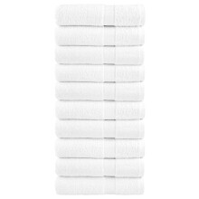 Berkfield Premium Shower Towels "SOLUND" 10 pcs White 70x140 cm 600 gsm