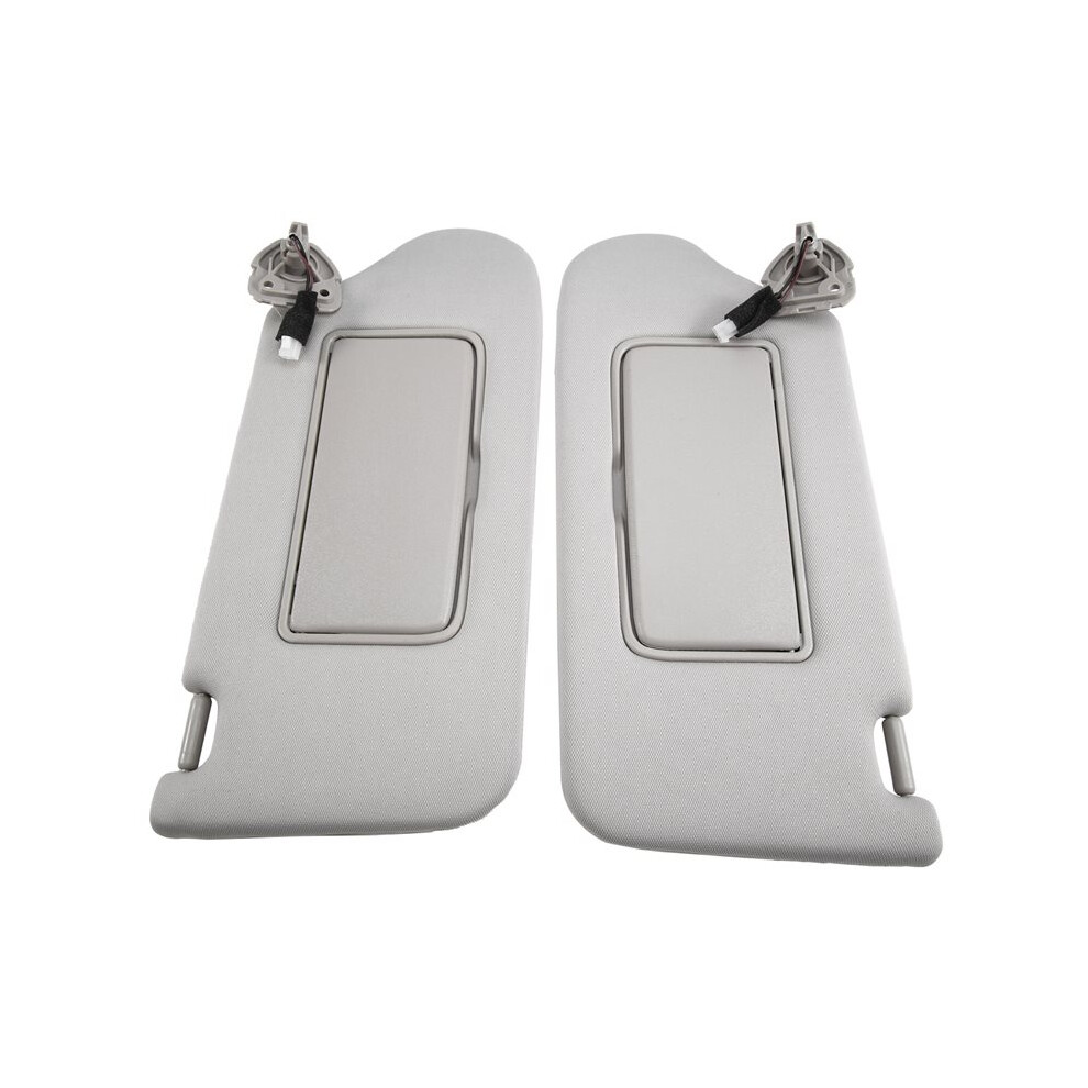 1Pair Left+Right Sun Visor Front Side Sunvisor 96401-3Ta2a 96400-3Ta2a For Altima 2013-2018 Light/Grey 4713617398847