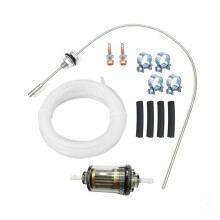 Universal Air Filter Parking Heater Parts Fuel Oil Filter+Oil Pipe Fit for Truck Bus Caravan Boat Auto Trailers