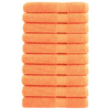 Berkfield Premium Towels SOLUND 10 pcs Orange 100x200 cm 600 gsm