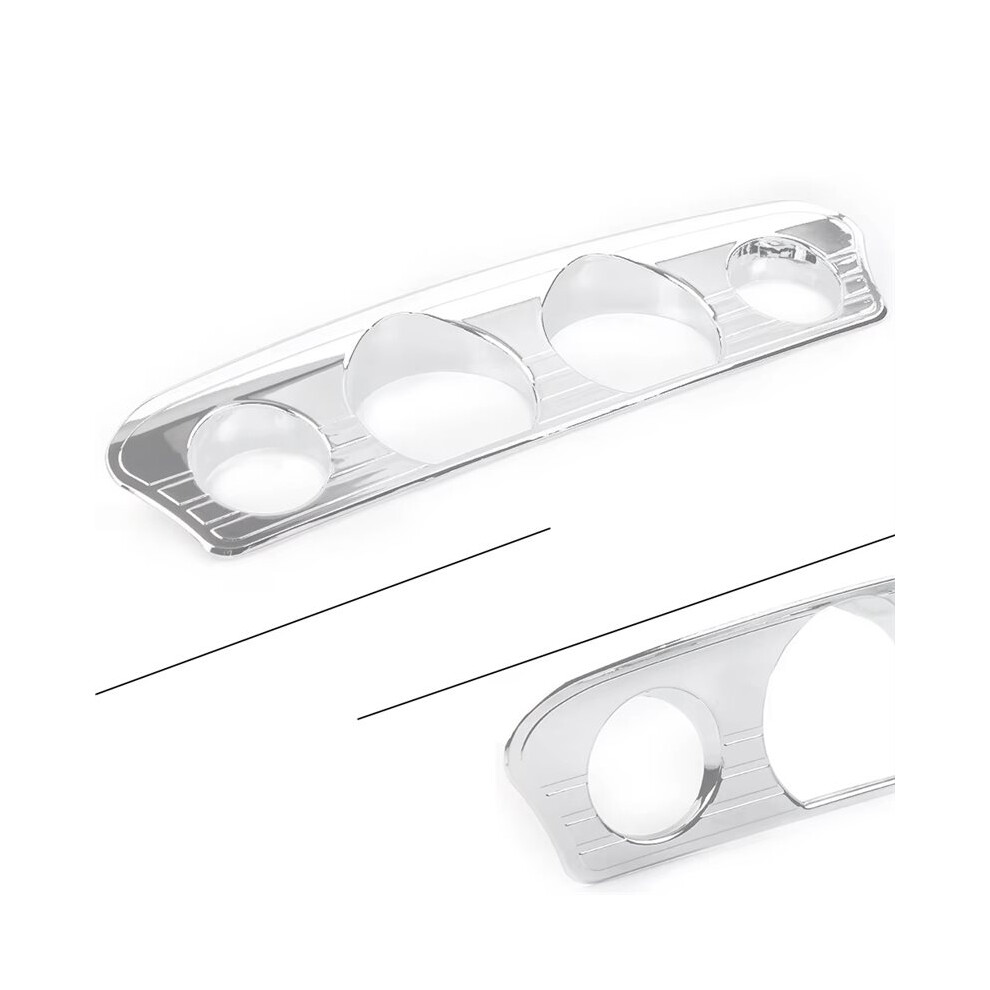 Motorcycle Round-Hole Gauge Cover Trim Frame For Touring Electra Glide Street Glide Ultra 2014-2025 Chrome 6032000449965
